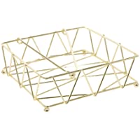 THE HOME DECO FACTORY CMKA2790 SERVILLETERO Metal Dorado- Talla única